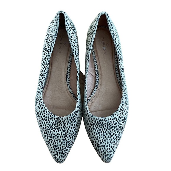 Caslon Pointed Toe Cheetah Flats - Picture 1 of 9